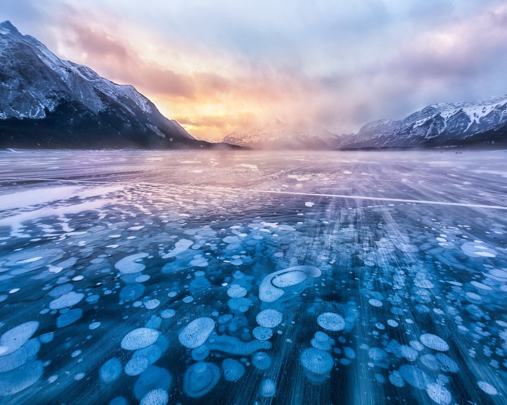 Frozen Lake Bubbles No2