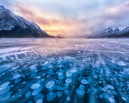 Frozen Lake Bubbles No2