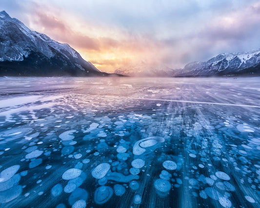 Frozen Lake Bubbles No2