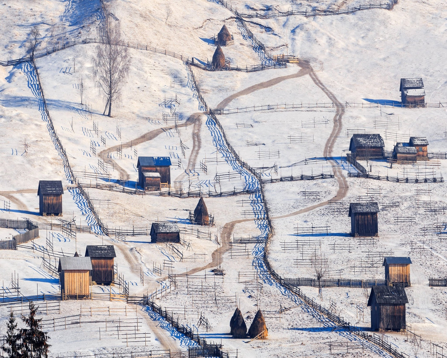 Winter Village Grid