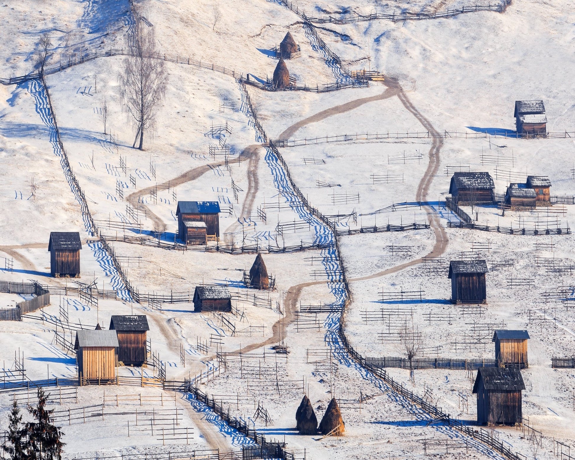 Winter Village Grid