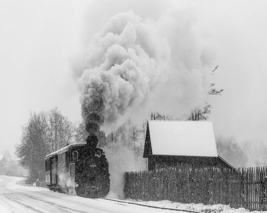 Steam Train Snow