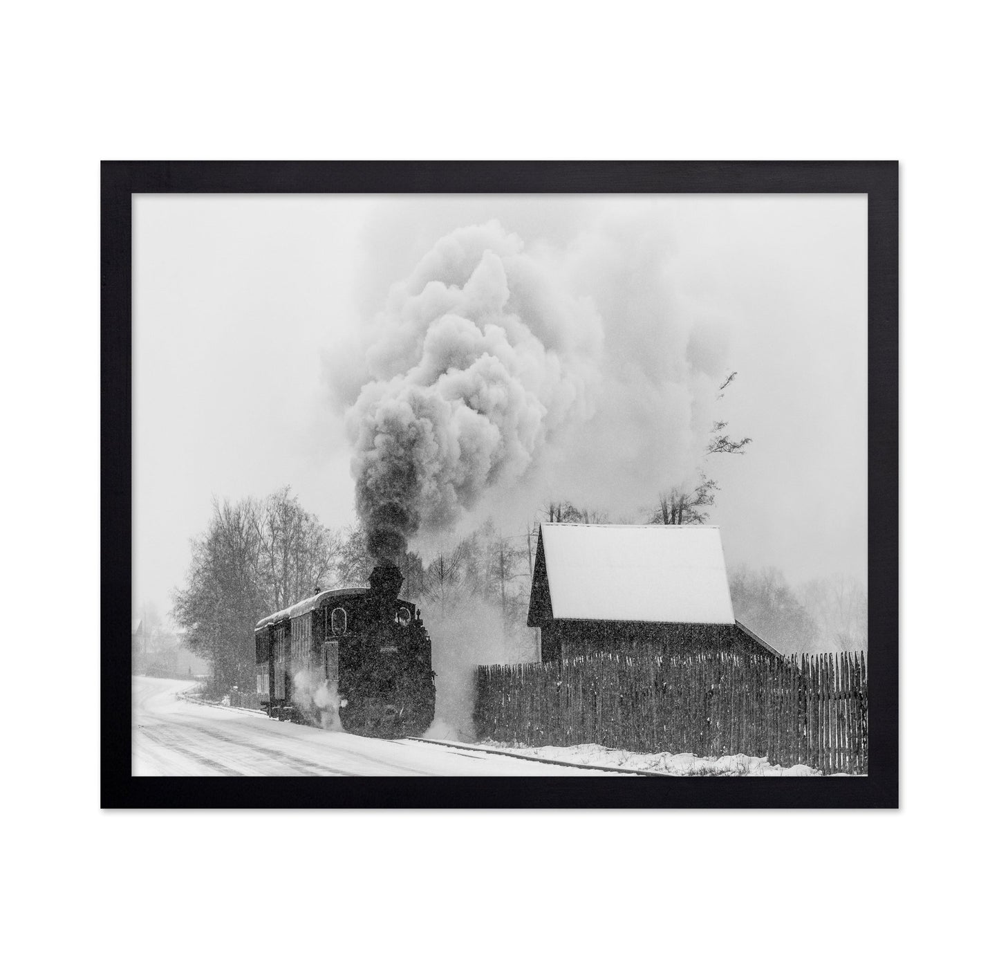 Steam Train Snow