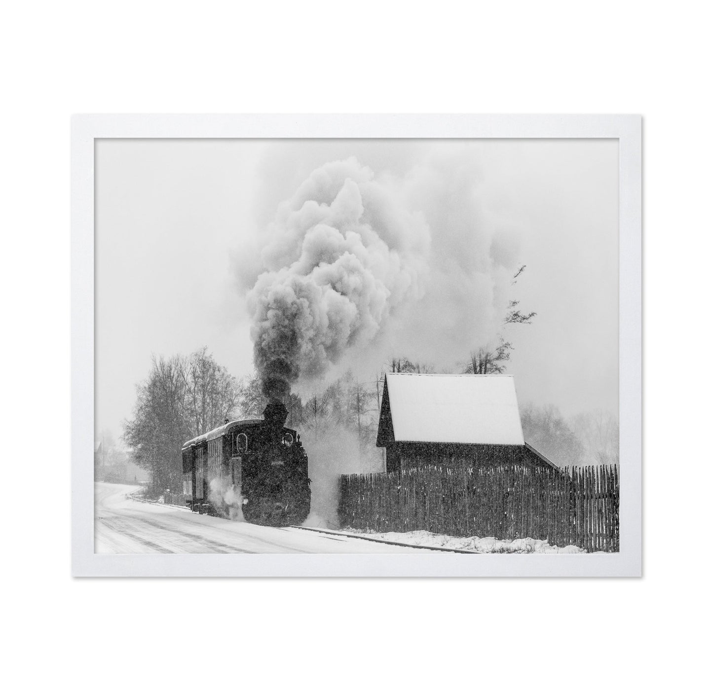Steam Train Snow