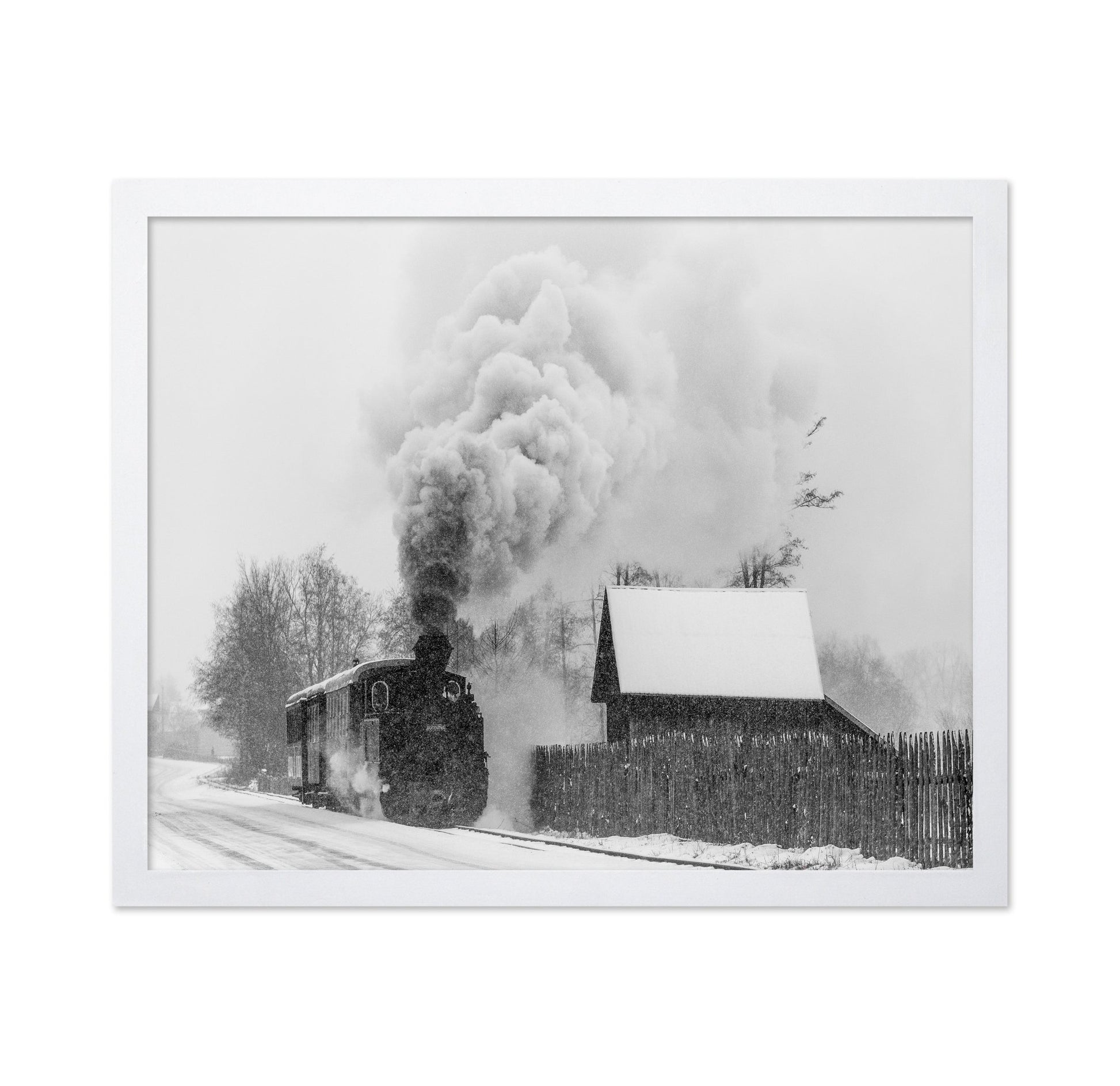 Steam Train Snow