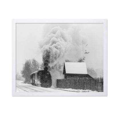Steam Train Snow