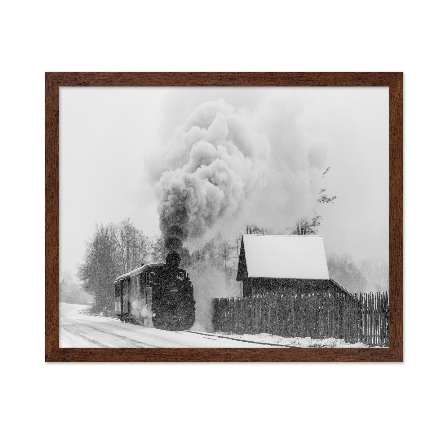 Steam Train Snow