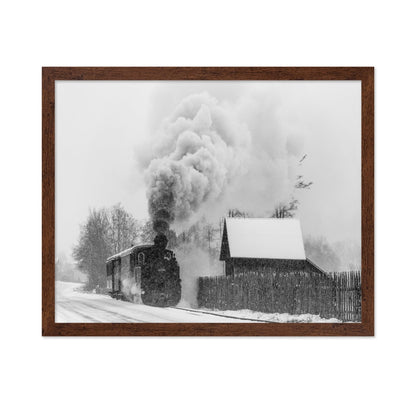 Steam Train Snow