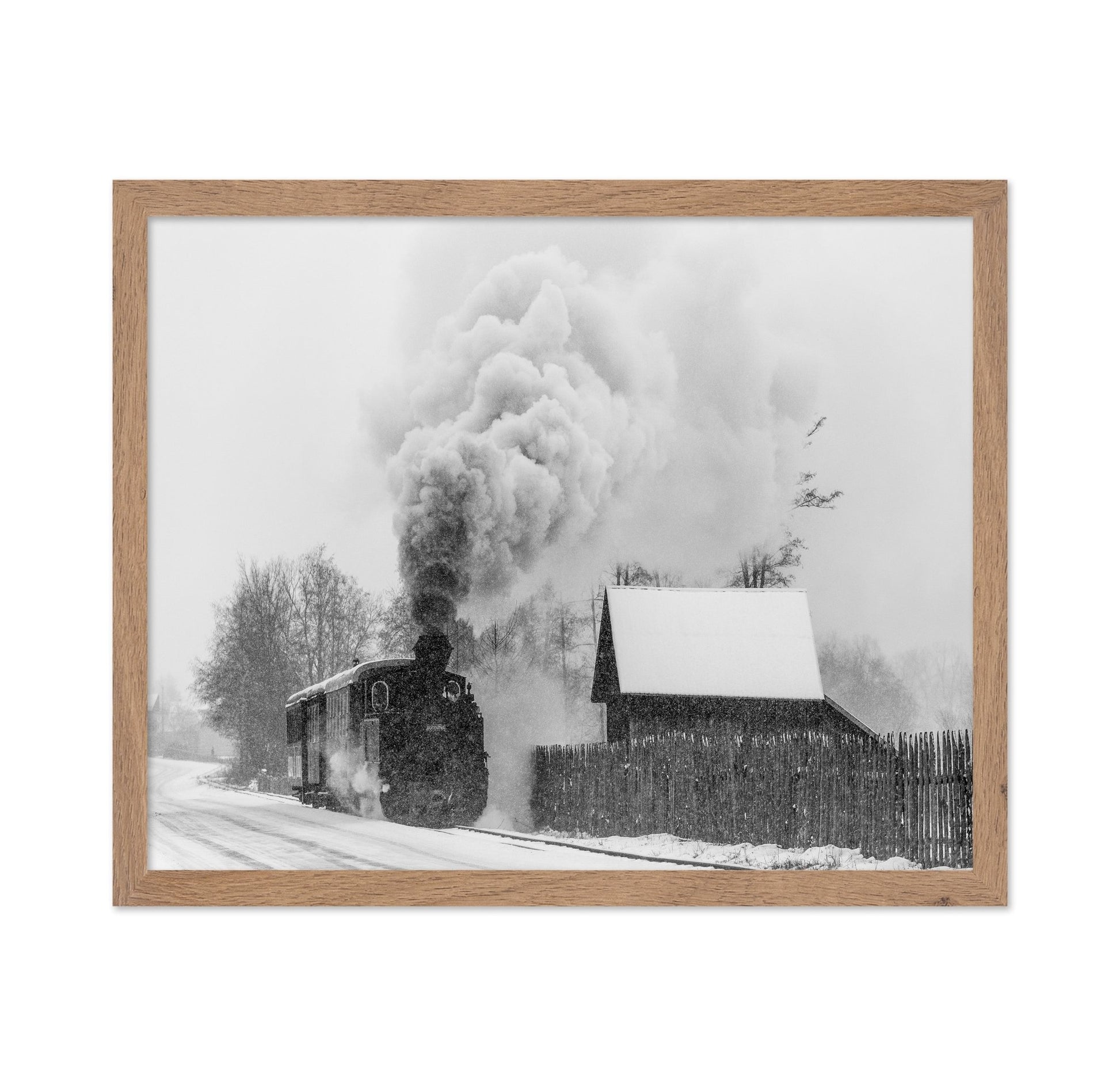 Steam Train Snow