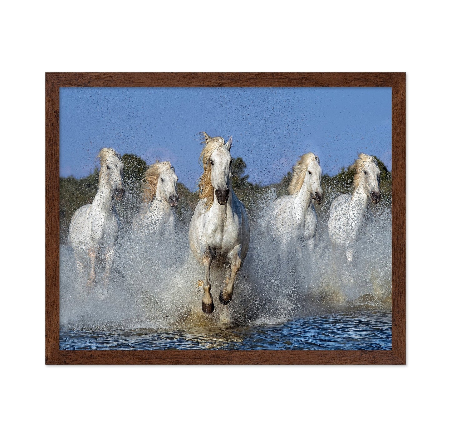 White Horses Running No2