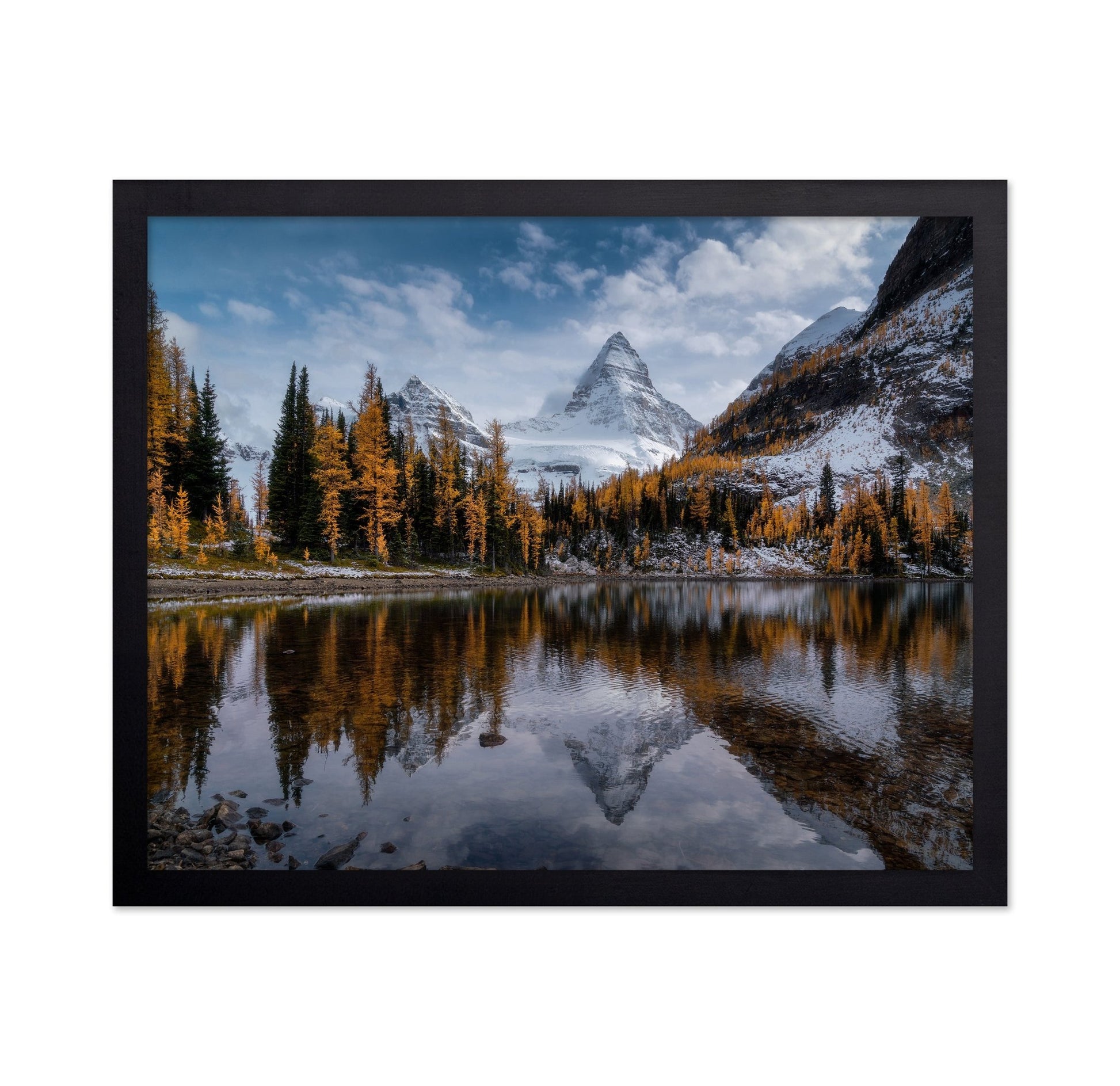 Golden Alpine Reflection