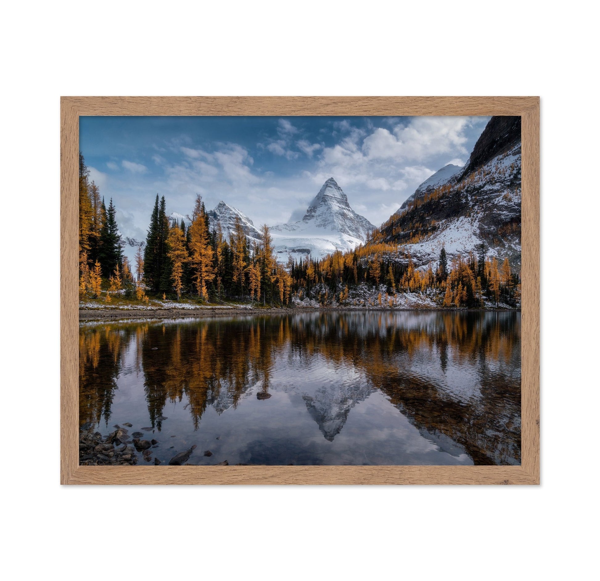 Golden Alpine Reflection