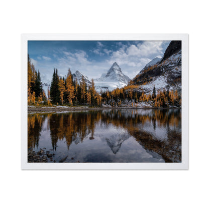Golden Alpine Reflection