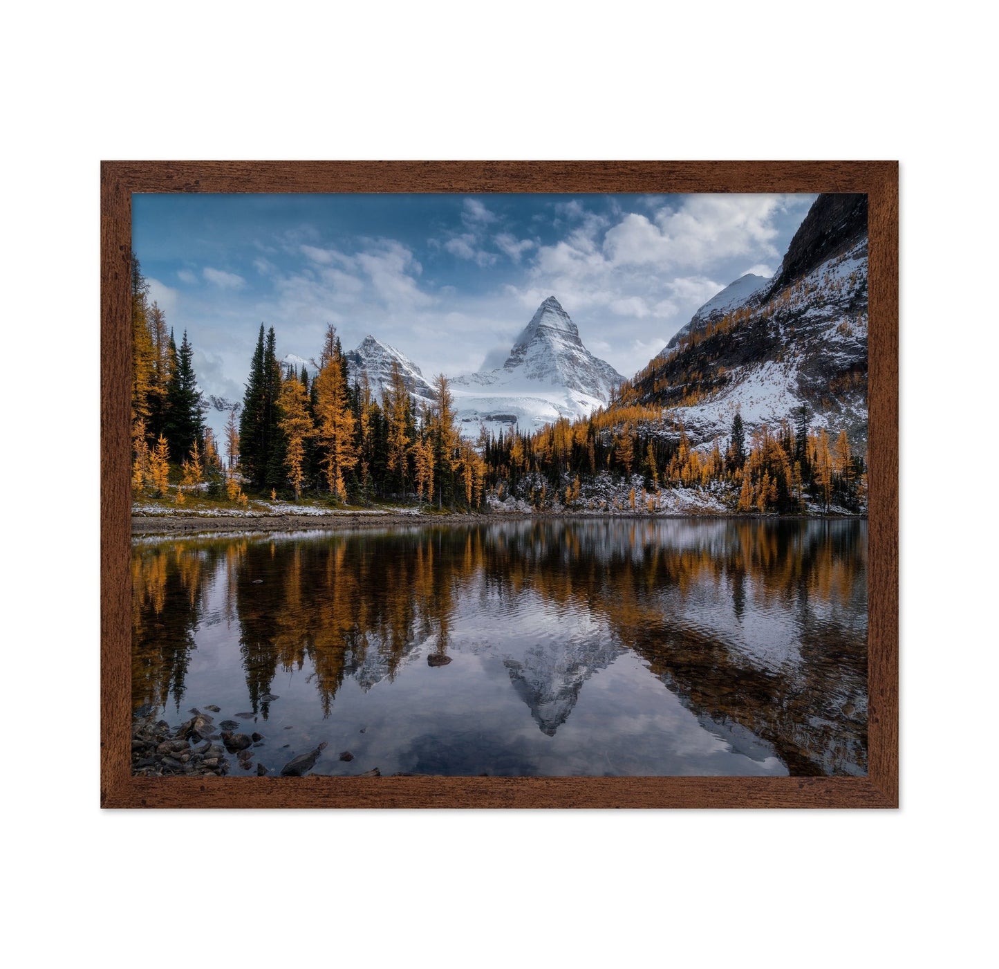Golden Alpine Reflection
