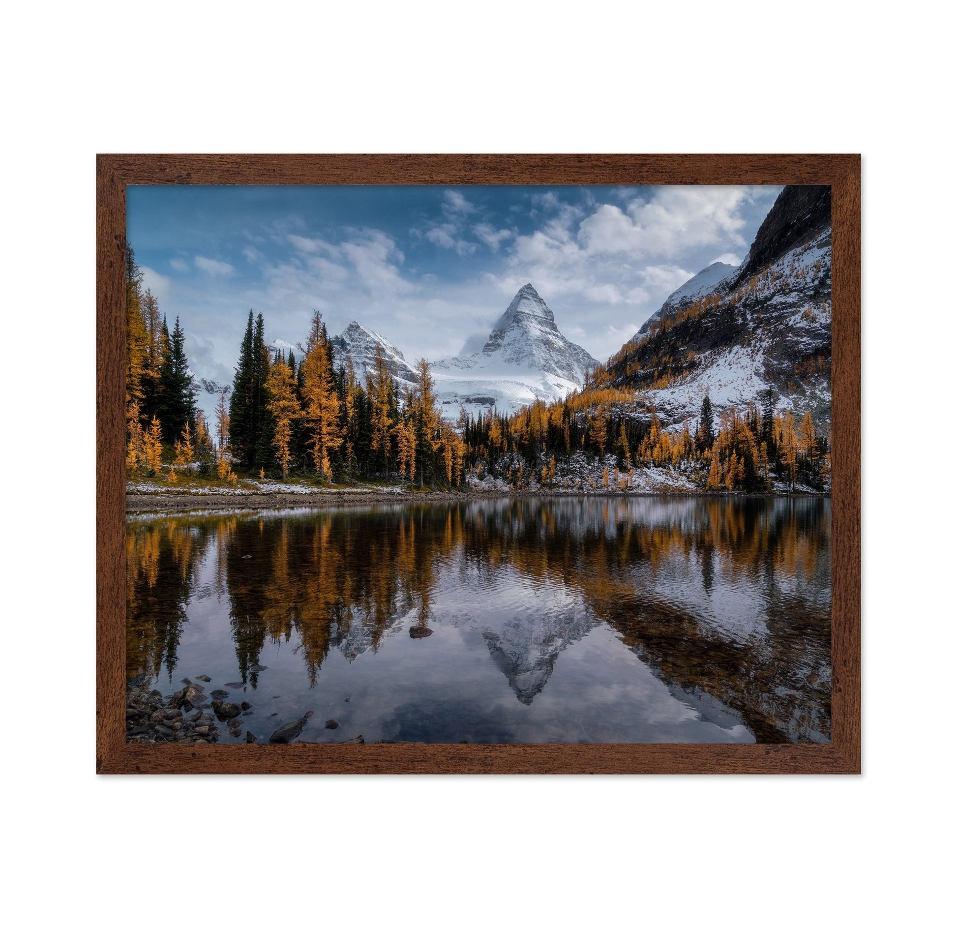 Golden Alpine Reflection