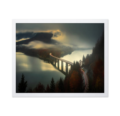 Misty Bridge Lake