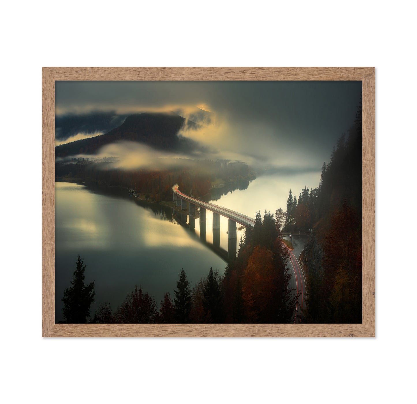Misty Bridge Lake