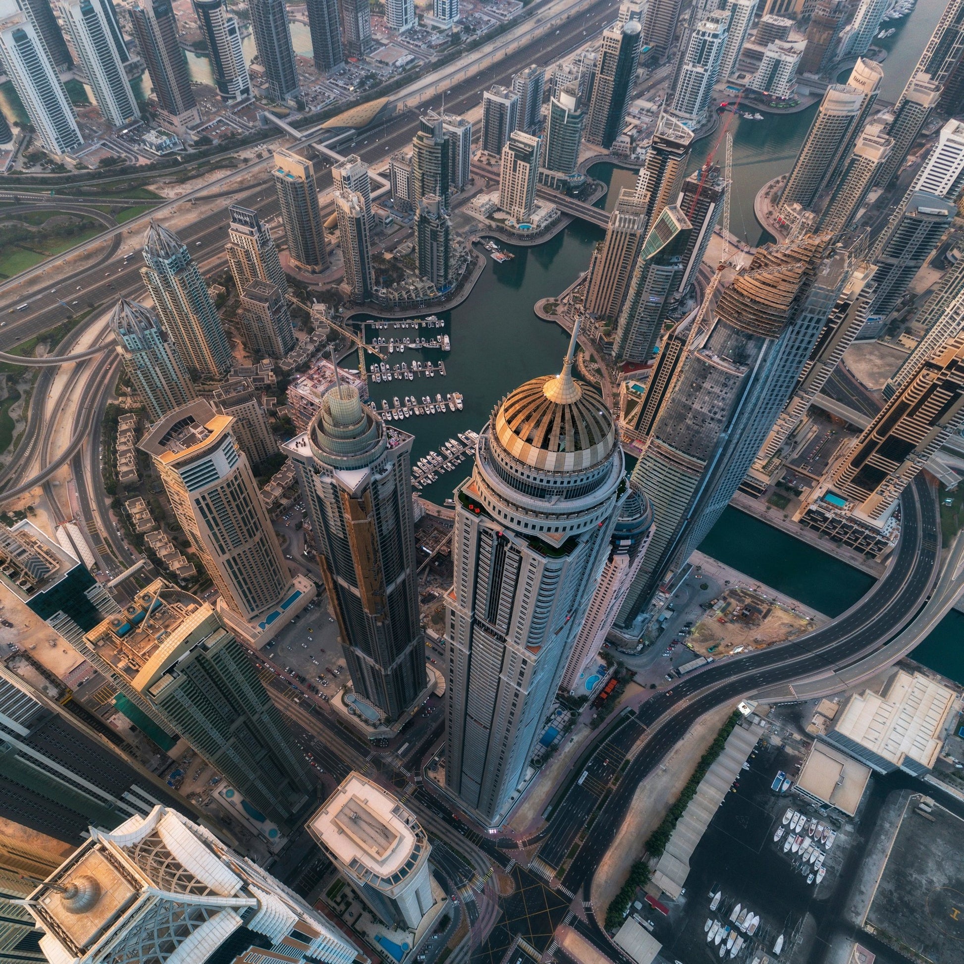 Dubai Marina Aerial