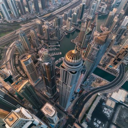 Dubai Marina Aerial