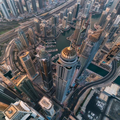 Dubai Marina Aerial