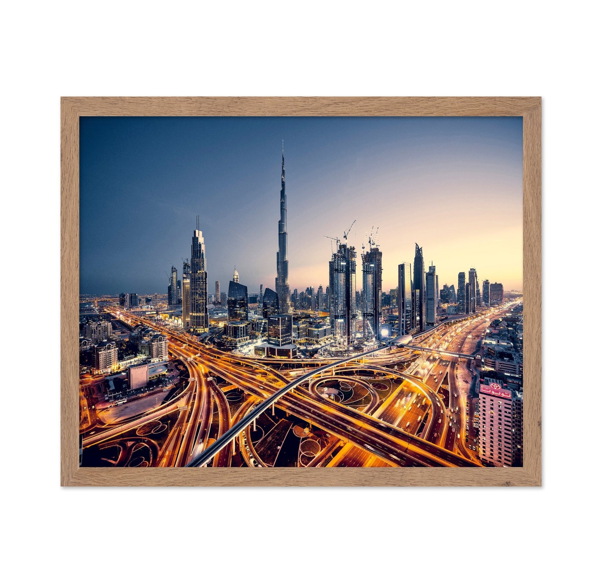 Dubai Skyline Lights