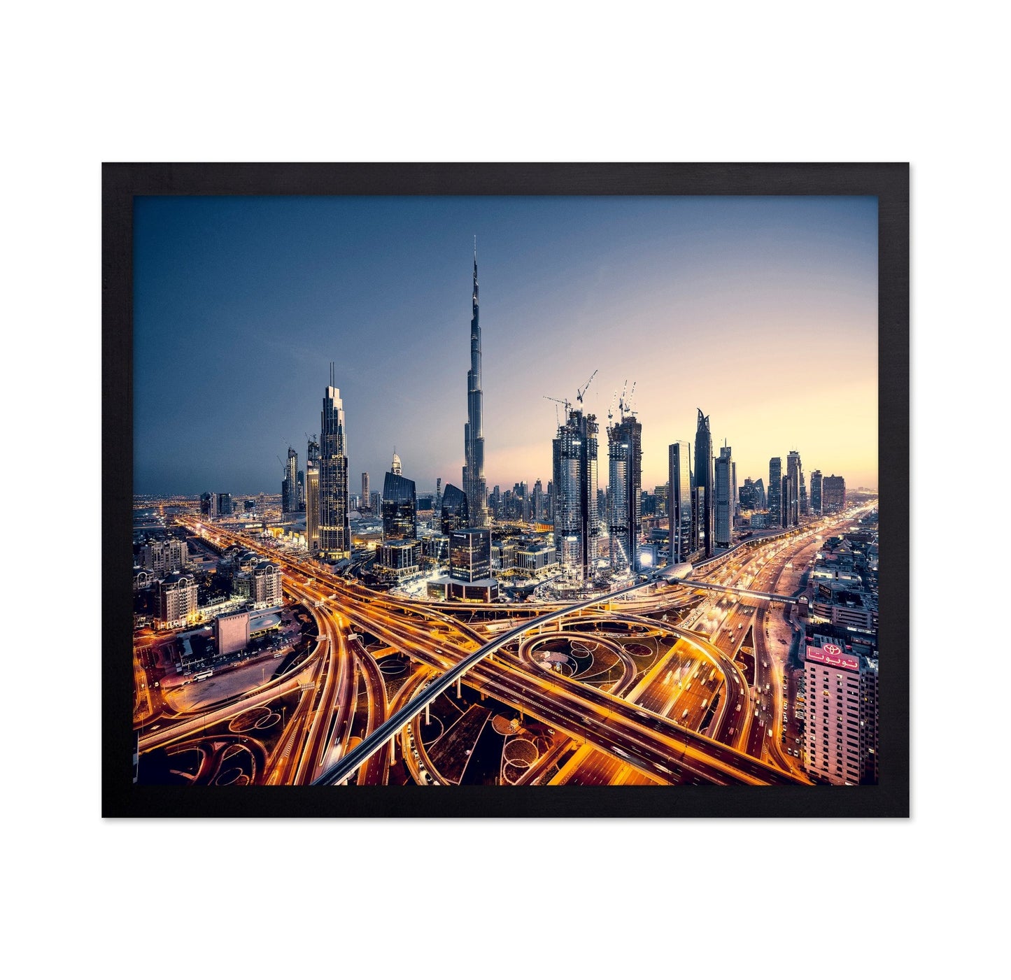 Dubai Skyline Lights