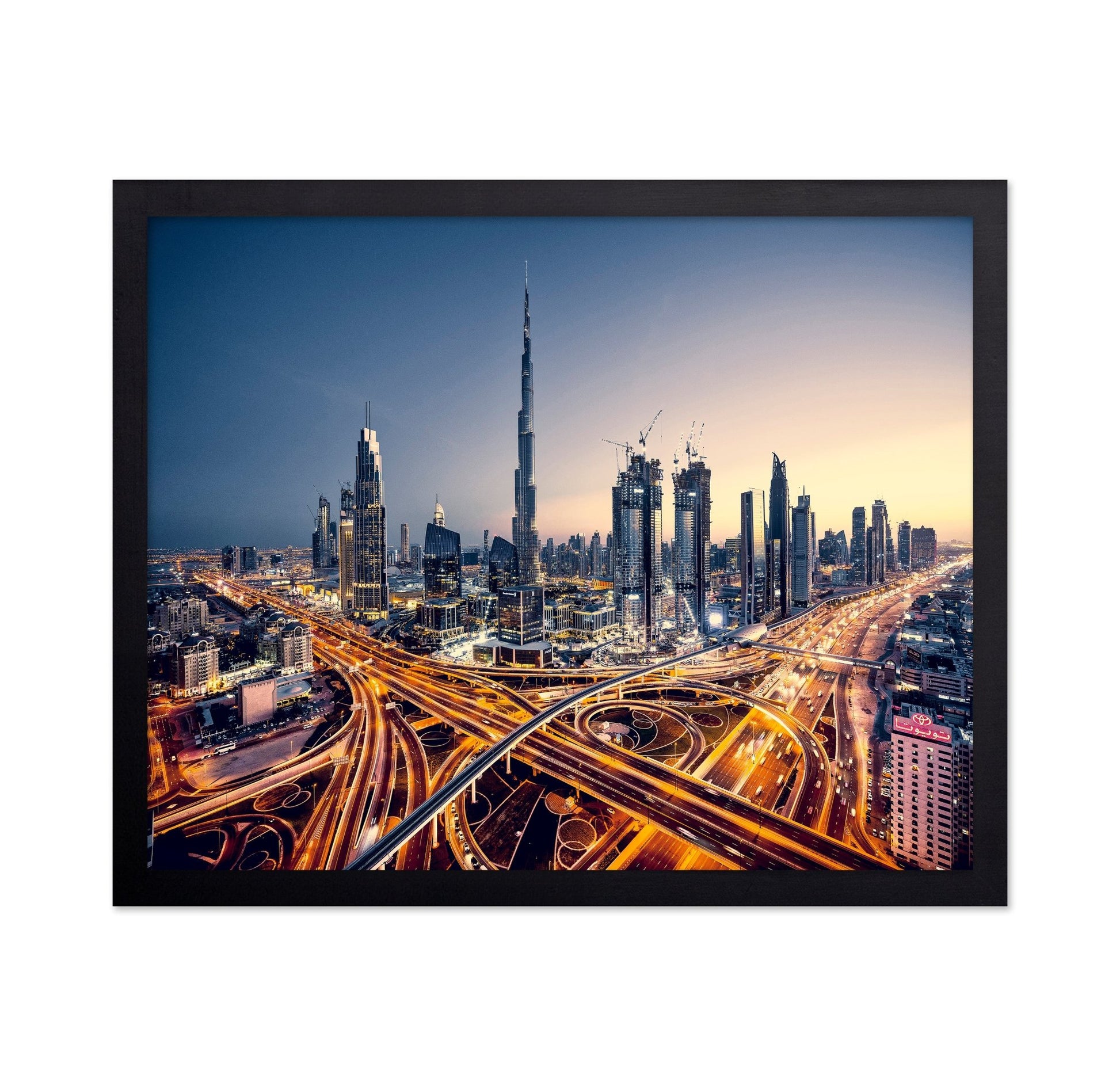 Dubai Skyline Lights