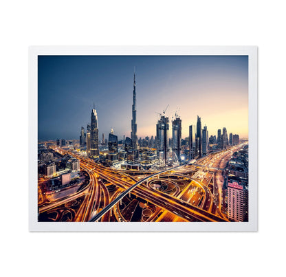 Dubai Skyline Lights