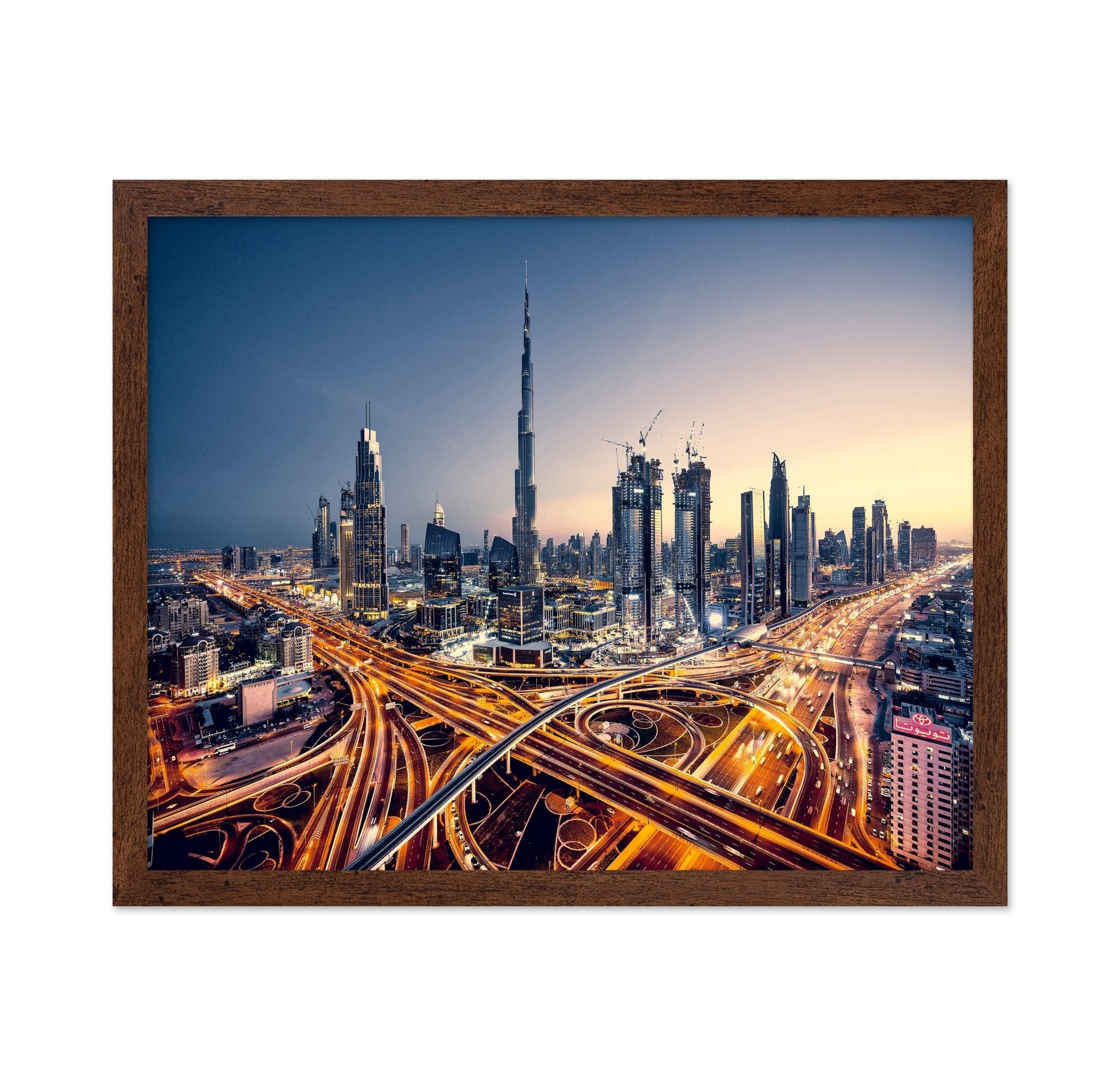 Dubai Skyline Lights
