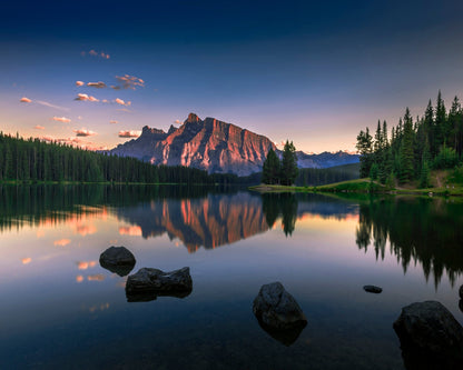 Mountain Lake Reflection No2
