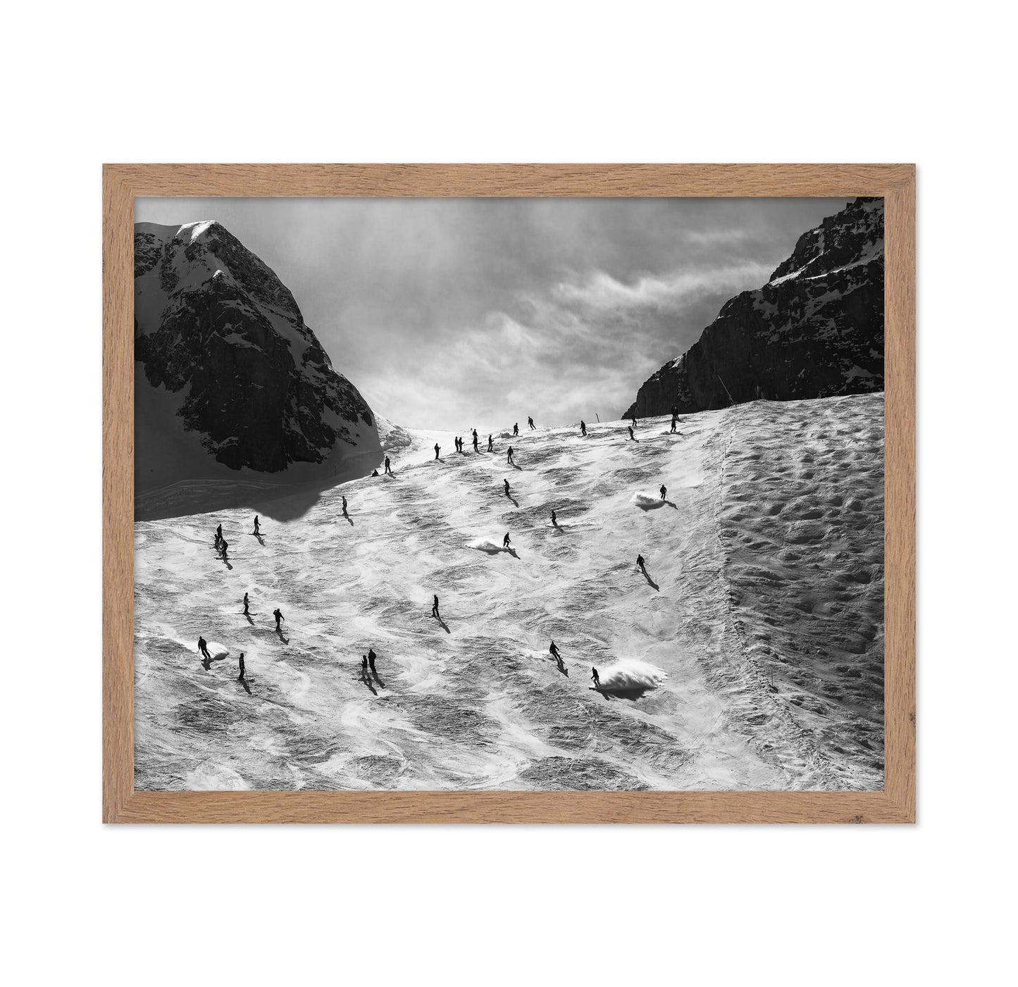 Skiers On Snow Slope