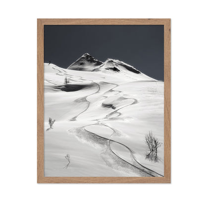 Snow Tracks Mountain
