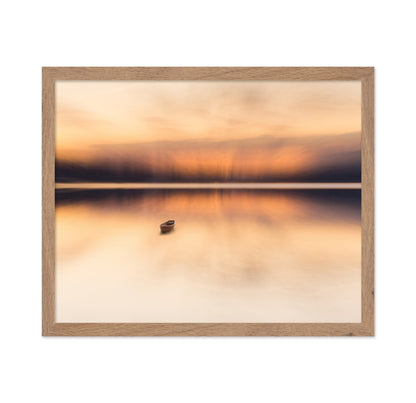 Lonely Boat Sunset