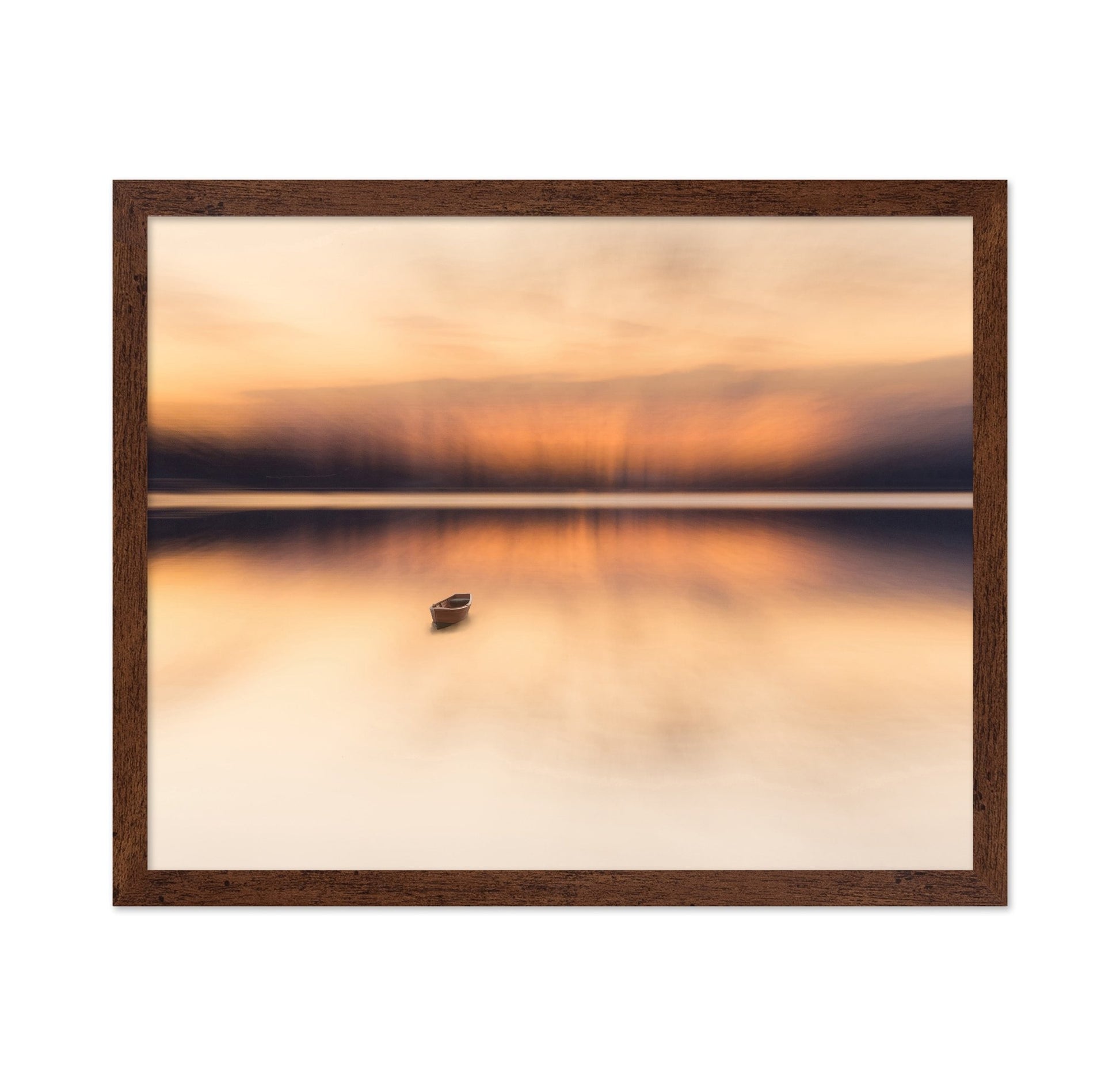 Lonely Boat Sunset