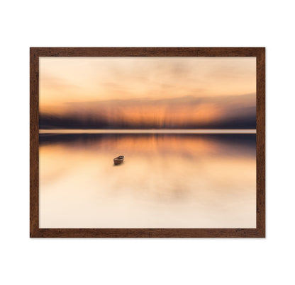Lonely Boat Sunset