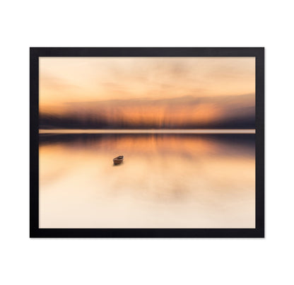 Lonely Boat Sunset