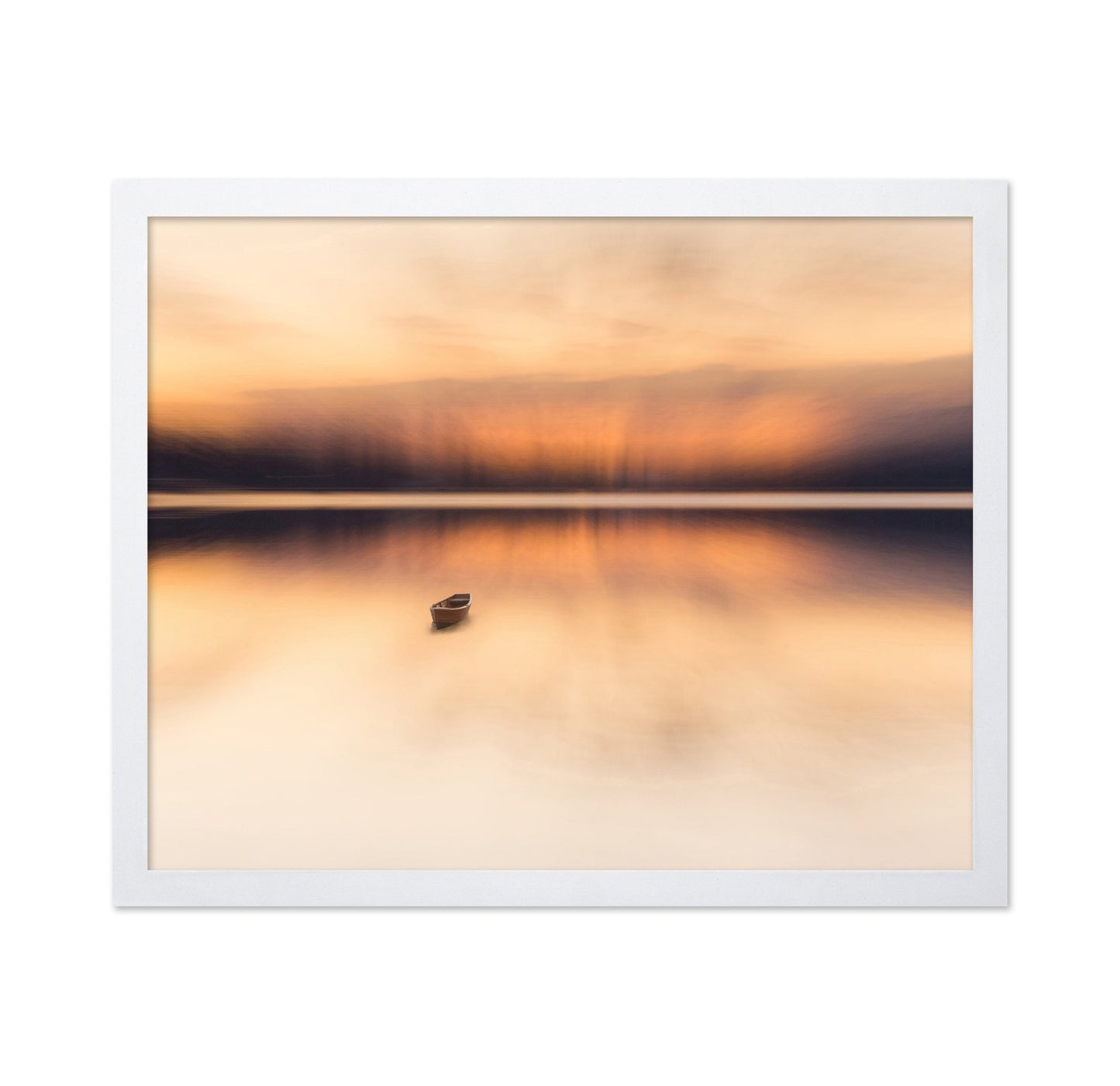 Lonely Boat Sunset