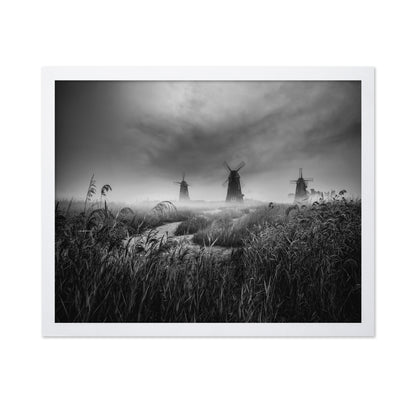 Misty Windmill Fields