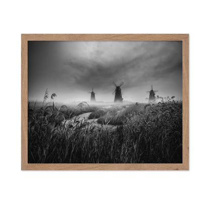 Misty Windmill Fields