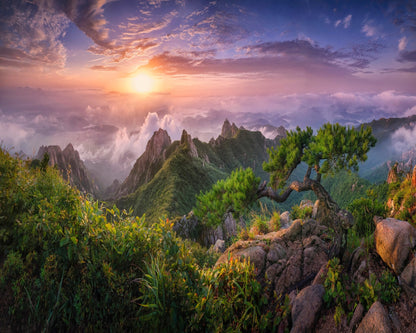 Golden Mountain Sunrise