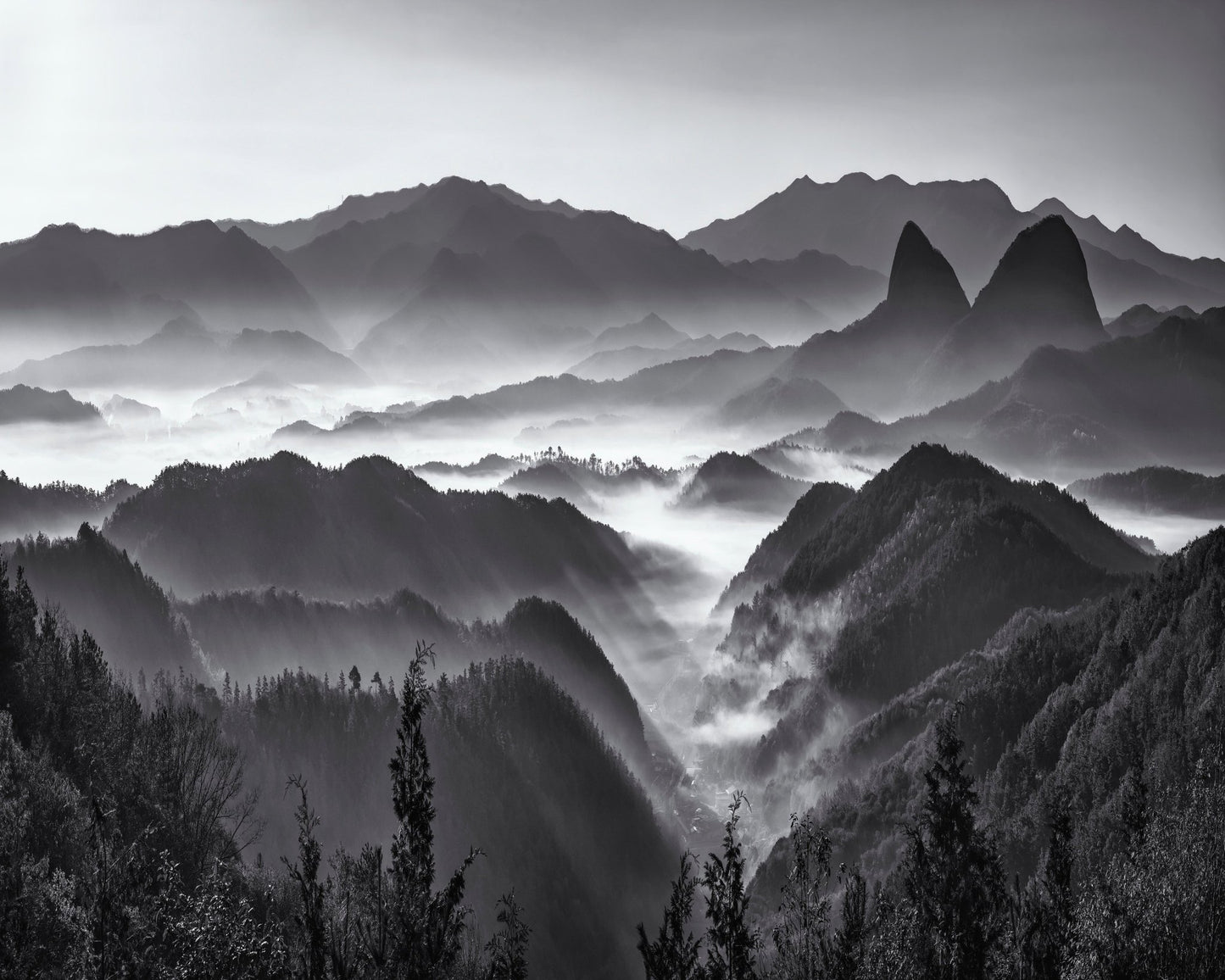 Misty Mountain Layers No3