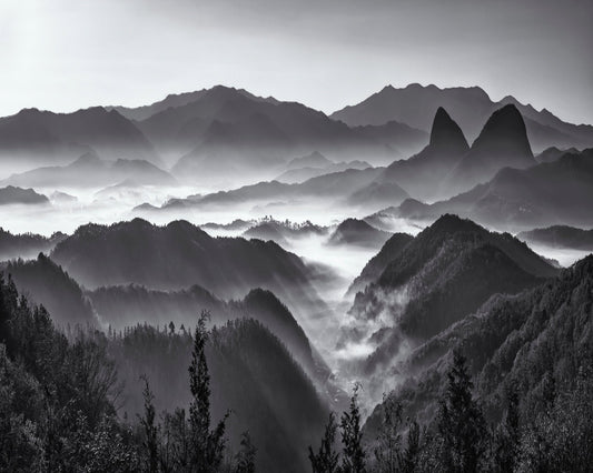 Misty Mountain Layers No3