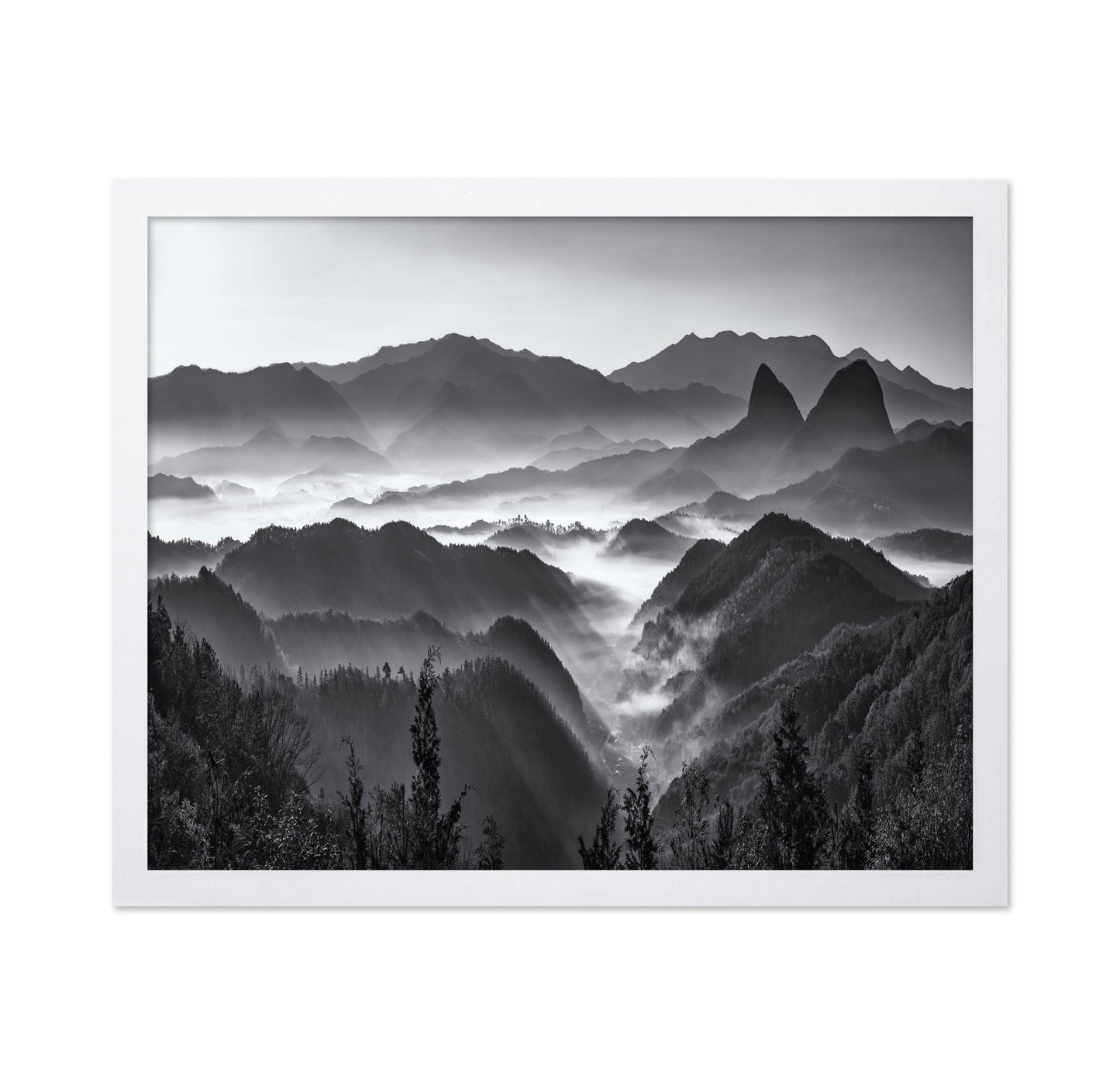 Misty Mountain Layers No3