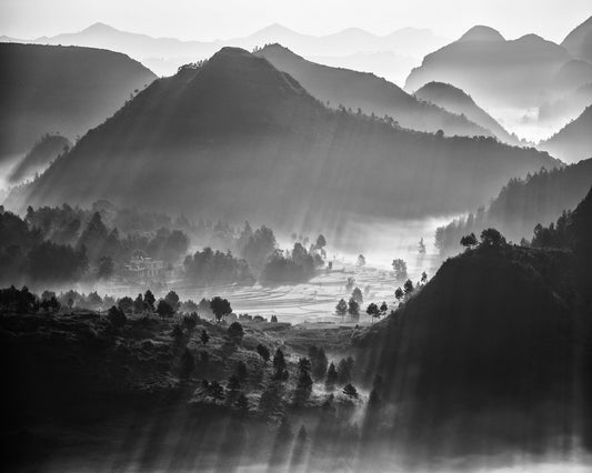 Misty Mountain Layers No4