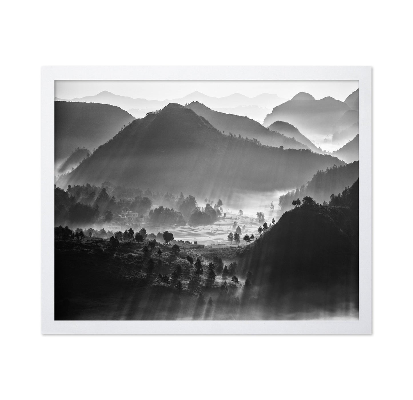 Misty Mountain Layers No4