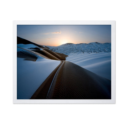 Snowy Desert Ridge