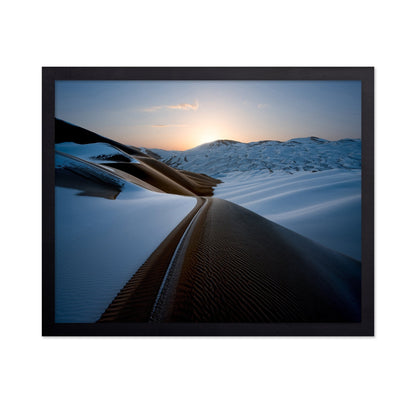 Snowy Desert Ridge