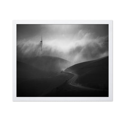 Foggy Winding Road