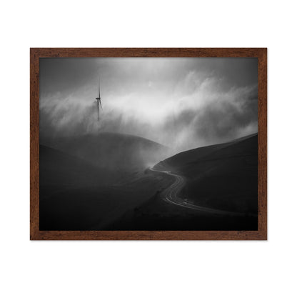 Foggy Winding Road