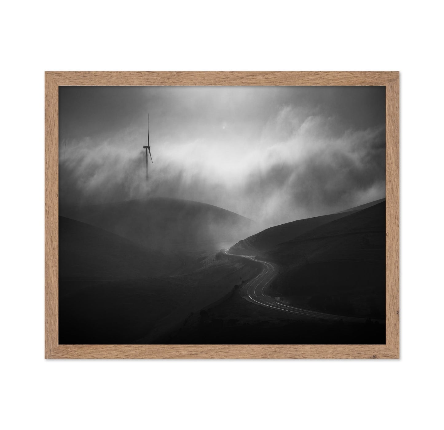 Foggy Winding Road